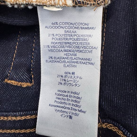 NWT Chaps Womens' Daniella Slim Leg Slimming Fit Denim Jeans Blue sz 12 Casual - Picture 9 of 9